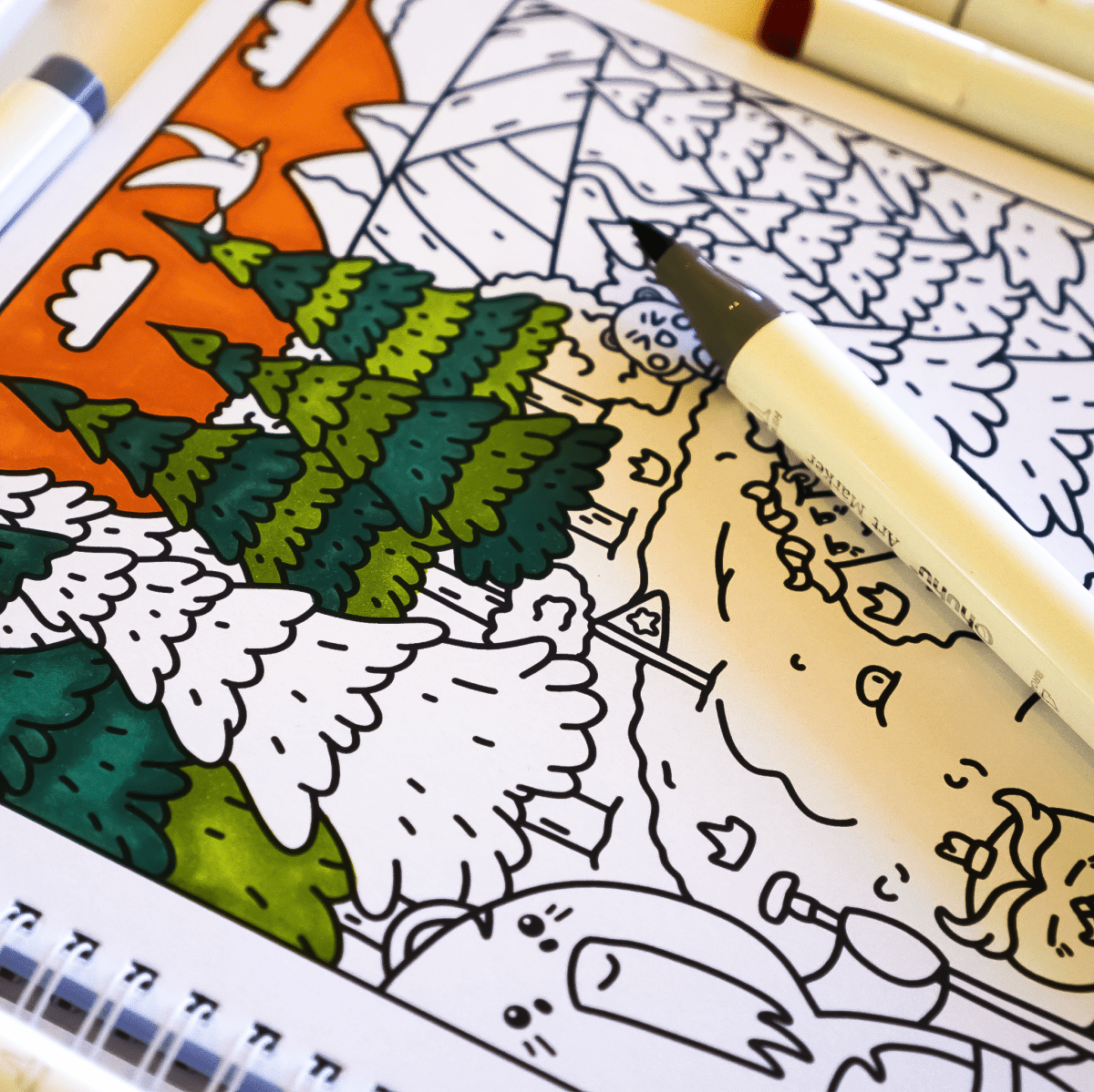 Grandpa Bear: Retirement Life - First Edition - Pine & Bean